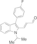 (E)-3-(3-(4-Fluorophenyl)-1-isopropyl-1H-indol-2-yl)acrylaldehyde