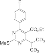 [4-(4-Fluorophenyl)-6-(1-methylethyl)-2-(methylsulfinyl)-5-pyrimidinyl]-ethyl Ester-d6