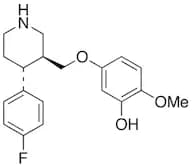 (3S-trans)-5-[[4-(4-Fluorophenyl)-3-piperidinyl]methoxy]-2-methoxyphenol (Paroxetine Metabolite)