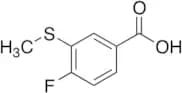 4-Fluoro-3-(methylsulfanyl)benzoic Acid