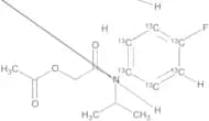 2-((4-Fluorophenyl)(isopropyl)amino)-2-oxoethyl Acetate-13C6