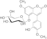 5-(β-D-Glucopyranosyloxy)-4-(3-hydroxy-4-methoxyphenyl)-7-methoxy-2H-1-benzopyran-2-one