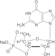 Guanosine 3',5'-Cyclic Monophosphate-13C5 Sodium Salt