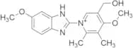 5-(Hydroxymethyl)-4-methoxy-1-(6-methoxy-1H-benzo[d]imidazol-2-yl)-2,3-dimethylpyridin-1-ium