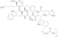 L-Histidyl-D-tryptophyl-L-alanyl-L-tryptophyl-D-phenylalanyl-L-lysinamide Acetate Salt