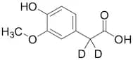 (4-Hydroxy-3-methoxyphenyl)acetic-2,2-d2 Acid