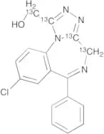 1-Hydroxy Alprazolam-13C4