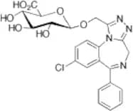 1-Hydroxy Alprazolam β-D-Glucuronide (>80%)