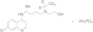 (R)-(-)-Hydroxy Chloroquine-d5 Diphosphate