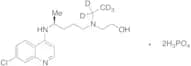 (S)-(+)-Hydroxy Chloroquine-d5 Diphosphate