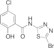 2-Hydroxy-5-chloro-N-(5-bromo-2-thiadiazolyl)benzamide