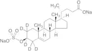 3β-Hydroxychol-5-en-24-oic Acid Sulfate-d5 Disodium Salt