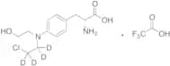 (R)-Hydroxymelphalan-d4 Trifluoroacetic Acid Salt