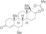 (17α)-Hydroxy-6α,17a-dimethyl-D-homoandrost-4-ene-3,17-dione 17-Acetate