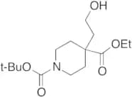 4-(2-Hydroxyethyl)-1,4-Piperidinedicarboxylic Acid 1-(1,1-Dimethylethyl) 4-Ethyl Ester