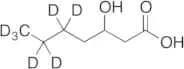 rac-3-Hydroxyheptanoic Acid-D7