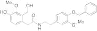 4-Hydroxy-2-(hydroxymethyl)-3-methoxy-N-[2-[3-methoxy-4-(phenylmethoxy)phenyl]ethyl]-benzeneacetam…