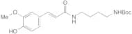 N-[4-[[3-(4-Hydroxy-3-methoxyphenyl)-1-oxo-2-propen-1-yl]amino]butyl]carbamic Acid 1,1-Dimethyleth…