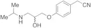 2-[4-[(2RS)-2-Hydroxy-3-[(1-methylethyl)amino]propoxy]phenyl]acetonitrile; (Atenolol Impurity H)