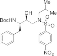 N-[(1R,2S)-2-Hydroxy-3-[(2-methylpropyl)[(4-nitrophenyl)sulfonyl]amino]-1-(phenylmethyl)propyl]car…