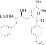 N-[(1S,2S)-2-Hydroxy-3-[(2-methylpropyl)[(4-nitrophenyl)sulfonyl]amino]-1-(phenylmethyl)propyl]car…