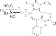 4-Hydroxy Midazolam β-D-Glucuronide-d5(Mixture of Diastereomers)