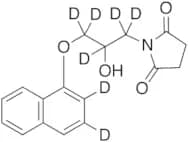 1-[2-Hydroxy-3-(1-naphthalenyloxy)propyl]-2,5-pyrrolidinedione-d7