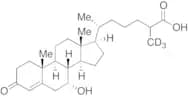 7-Hydroxy-3-oxo-Cholest-4-en-26-oic Acid-d3