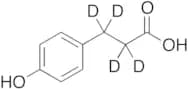 3-(4-Hydroxyphenyl)propionic Acid-d4