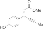 (3S)-3-(4-Hydroxyphenyl)-4-hexynoic Acid Methyl Ester