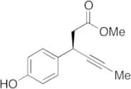 (3R)-3-(4-Hydroxyphenyl)-4-hexynoic Acid Methyl Ester