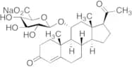 11α-Hydroxy Progesterone β-D-Glucuronide Sodium Salt