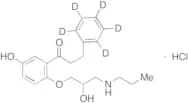 5-Hydroxy Propafenone Hydrochloride-d5