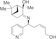 (1R,2R,5R)-3-[[(1S,3Z)-5-Hydroxy-1-(3-pyridinyl)-3-penten-1-yl]imino]-2,6,6-trimethyl-bicyclo[3.1.…