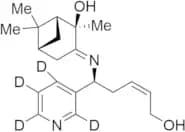 (1R,2R,5R)-3-[[(1S,3Z)-5-Hydroxy-1-(3-pyridinyl)-3-penten-1-yl]imino]-2,6,6-trimethyl-bicyclo[3.1.…
