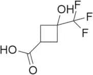 3-Hydroxy-3-(trifluoromethyl)cyclobutanecarboxylic Acid