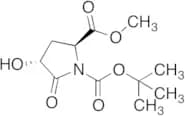(2S,4R)-4-Hydroxy-5-oxo-1,2-pyrrolidinedicarboxylic Acid 1-(1,1-Dimethylethyl) 2-Methyl Ester