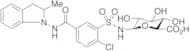 rac Indapamide-N-sulfonamido-β-D-glucuronide (Mixture of Diastereomers)