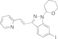 (E)-6-Iodo-3-[2-(pyridin-2-yl)ethenyl]-1-(tetrahydro-2H-pyran-2-yl)-1H-indazole