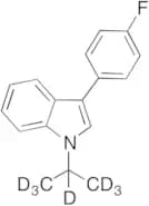 1-Isopropyl-3-(4-fluorophenyl)indole-d7
