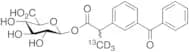 rac Ketoprofen-13C,d3 Acyl-b-D-glucuronide(Mixture of diastereomers)