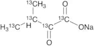 α-Ketoisovaleric Acid, Sodium Salt (13C5)