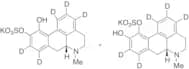 Mixture of (R)-Apomorphine-11-sulfate Potassium Salt-d5 + (R)-Apomorphine-10-sulfate (d4-Major) (9…