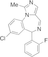 8-Chloro-6-(2-fluorophenyl)-1-methyl-6H-Imidazo[1,5-a][1,4]benzodiazepine (1 mg/ml in Acetonitrile)