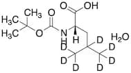 L-Leucine-d7-N-t-BOC H2O (iso-propyl-d7)