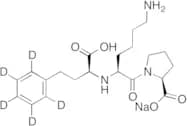 (S)-Lisinopril-d5 Sodium