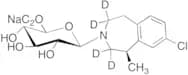 (Lorcaserin-d4) N-β-D-Glucuronide Sodium Salt