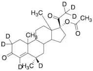 4-Pregnen-6α-methyl-17-ol-3,20-dione-2,2,4,6,21,21,21-d7 17-Acetate