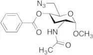 Methyl 2-(Acetylamino)-6-azido-2,3,6-trideoxy-α-D-ribo-hexopyranoside 4-Benzoate