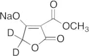 Methyl 2,5-Dihydro-4-hydroxy-2-oxo-3-furancarboxylic Acid-d2 Ester Sodium Salt